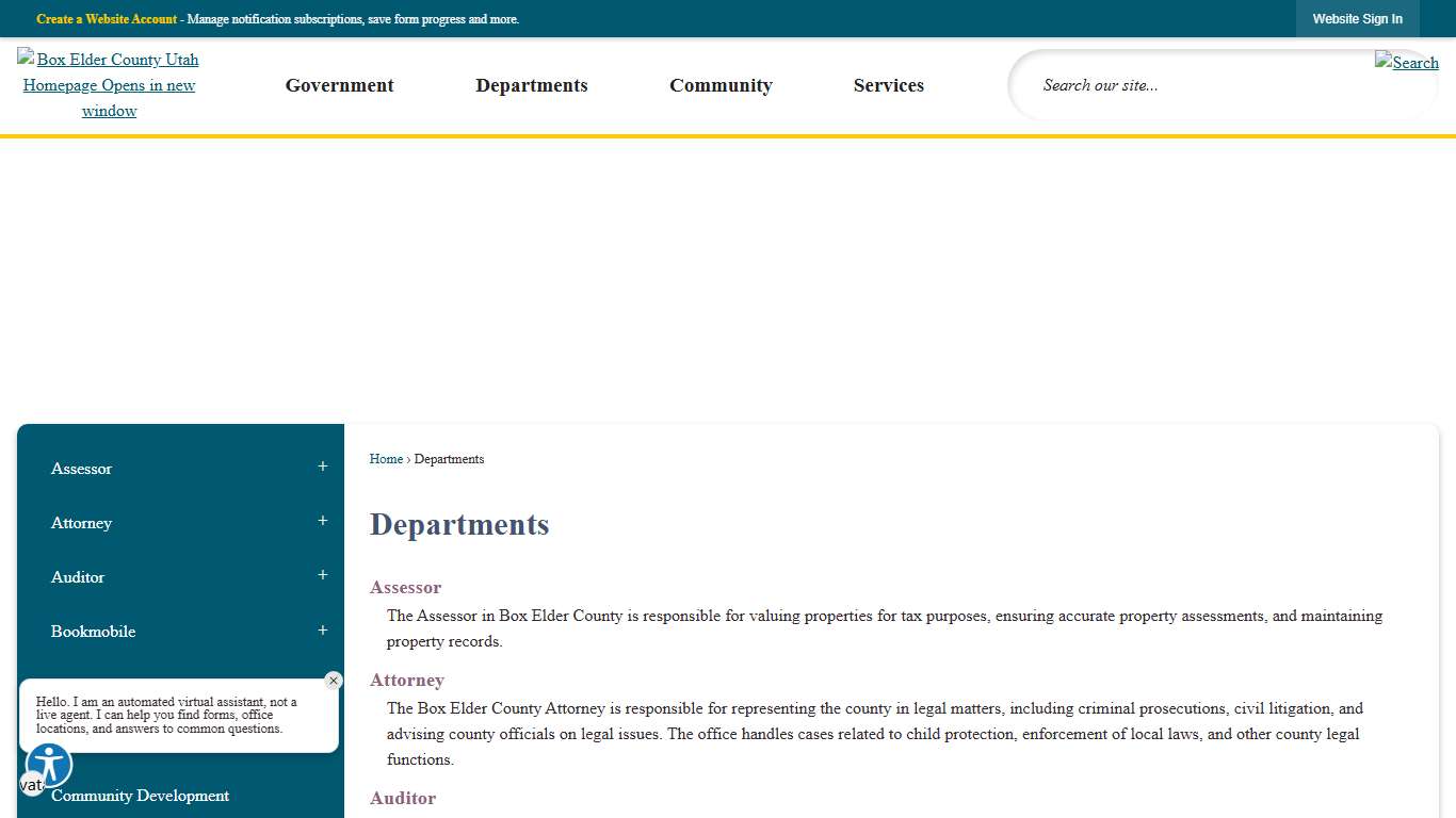 Departments | Box Elder County, UT